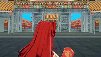 Pesta Malam Imlek Dengan Gadis Virtual Mmd Yang Menggoda