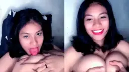 Ayang Mengulum Payudaraku Dengan Nafsu, Tangannya Meremas Dan Suara Erangnya Menggoda