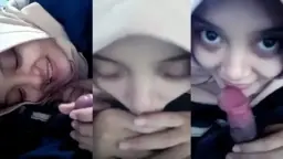 Jilbab Seksi Yang Gila Mengisap Kontol