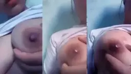 Gadis Remaja Bergairah Meremas Payudara Hingga Keluar Cairan
