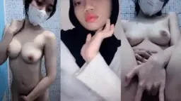 Rarah Hijaber Dada Montok Masturbasi Bagian Kedua