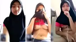 Vcs Aisyah Abg Berjilbab Baju Merah Menggoda
