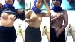 Jilbab Empat Goyang Hot Lagi Ngetren Di Tiktok