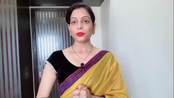 Bidadari India Bergaun Sari Menggoda Dengan Suara Senggama Hindi