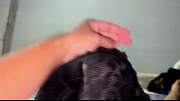 Kakak Tiri, Dasar Mesum! Daripada Coli Pake Celana Dalamku, Mending Kuterima Titit Gede Lo Pake Tetek Gede Gue, Terus Crot Di Dalem!