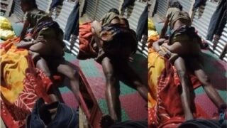Video Desa Malam Buta, Pasangan India Main-main Di Ranjang.