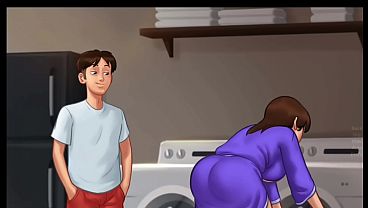 Malam Musim Panas Rahasia [v21.0.0] | Ibu Tiri Diam-diam Ngintipin (18+) | Novel Visual Dewasa Penuh Napsu