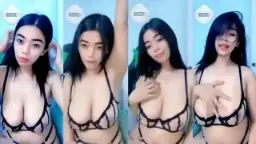 Ica Pake Bikini Seksi Goyang Bikin Kontol Tegang