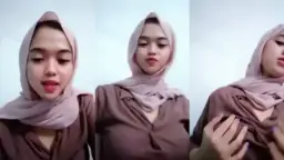 Ukhti Hijabers Coli Coli Sambil Remas Buah Dada Live