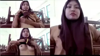 Viral! Abg Pramuka Hijab Remas Susu Sampai Merah