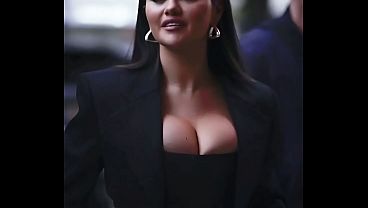 Selena Gomez Ngejoget Sambil Bungkuk, Bikin Otak Lo Meleleh (ai Bikinan)